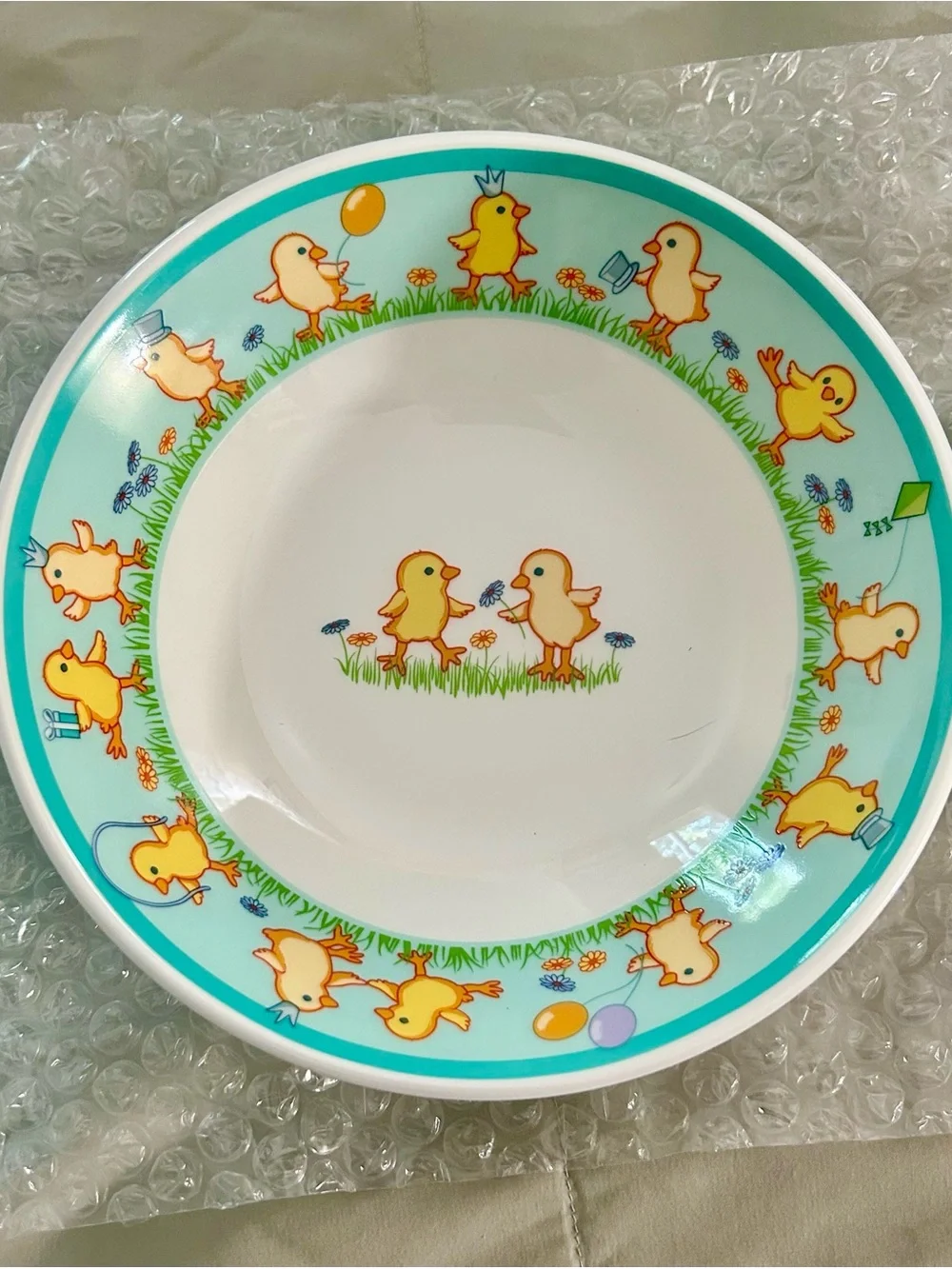 Tiffany & Co “Tiffany Chicks” 3-Piece Baby/Children’s Cup, Bowl & Plate Set *New